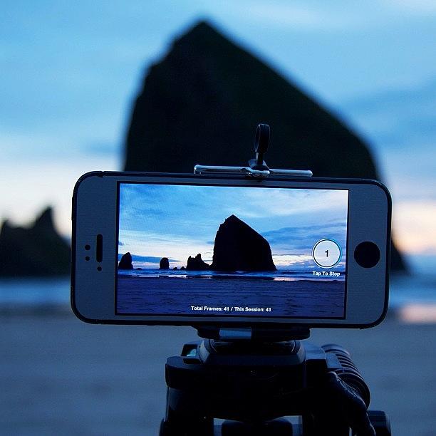 Doing Some Time Lapse At Canon Beach Photograph by Tilion Lieberman