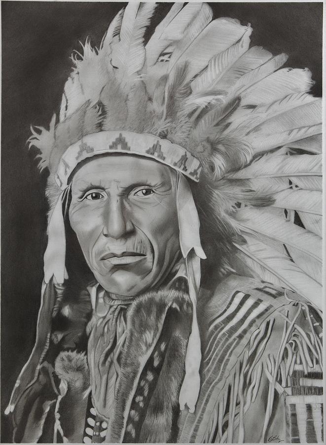 Dokata Chief Drawing by Brian Broadway - Fine Art America