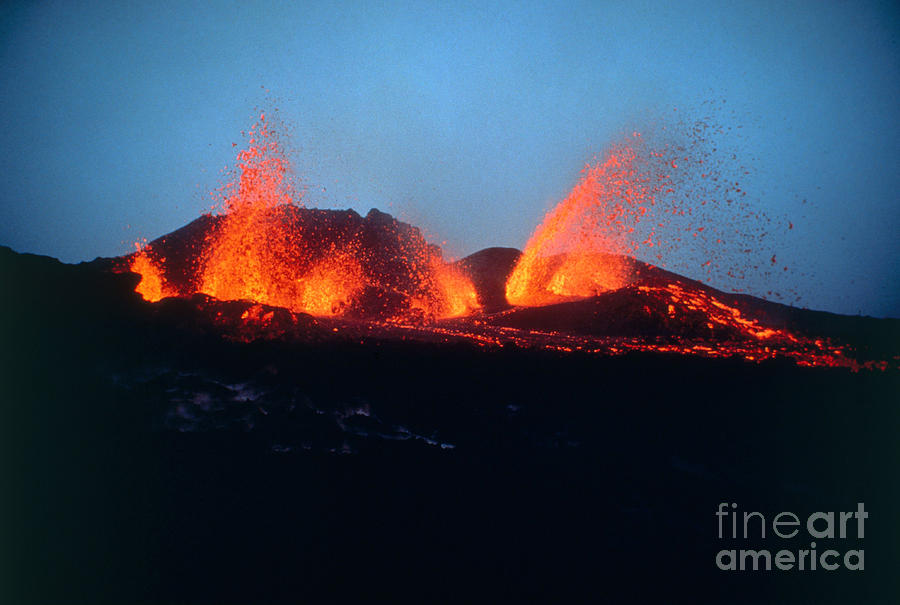 Dolomieu Crater Erupting Photograph by Adam Sylvester