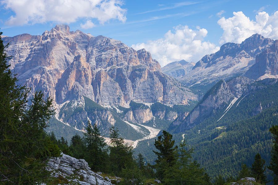 Dolomite mountain view Photograph by Vance Bell