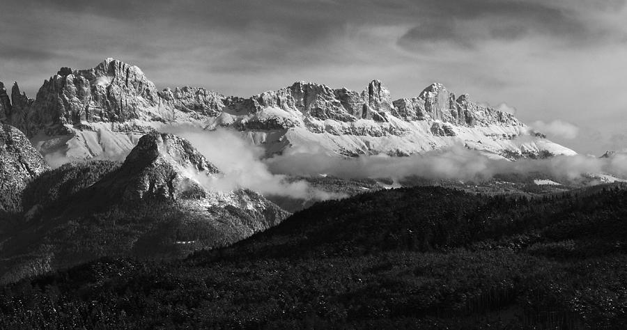 Dolomite Mountains - Italian Alps Photograph by Steve Somerville