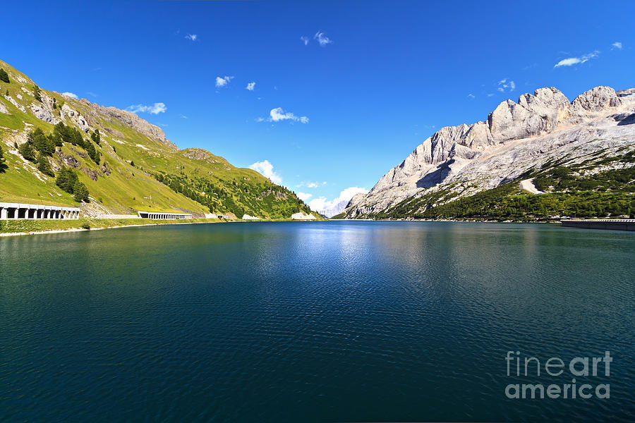 Dolomites - Fedaia lake  Photograph by Antonio Scarpi