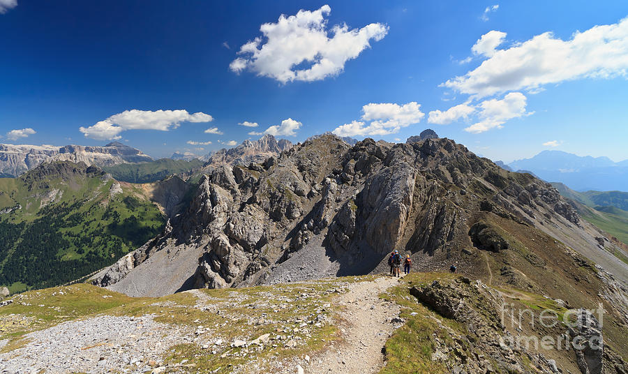Dolomites - Lastei mount Photograph by Antonio Scarpi