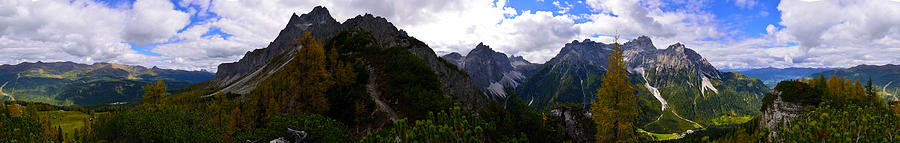 Dolomites 360 degree panorama Photograph by Matt Swinden