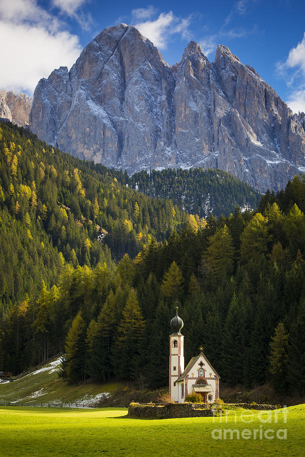 Dolomites Church Photograph by Brian Jannsen