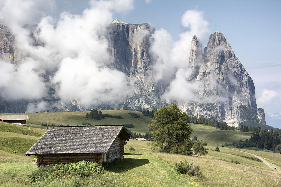 Seiser Alm Photograph - Dolomites by Wade Aiken