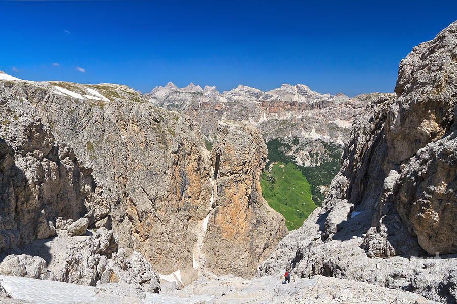 Dolomiti - high Badia Valley from Val Setus Photograph by Antonio Scarpi