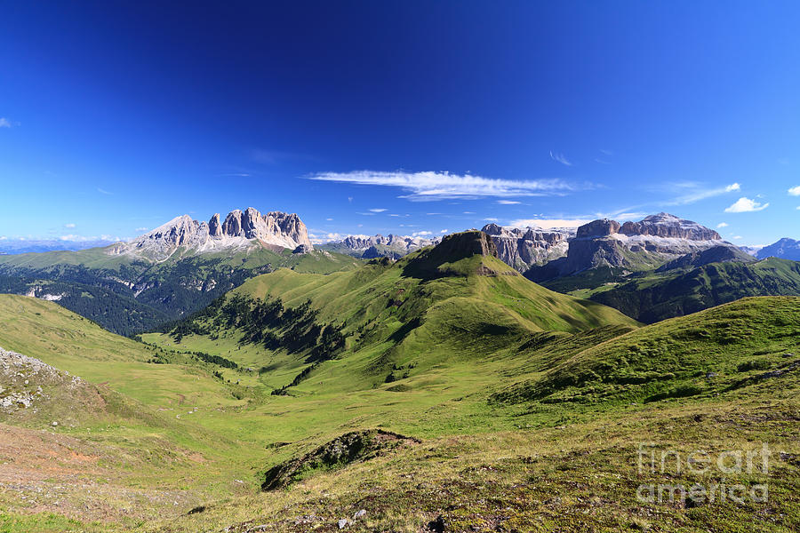 Dolomiti - high Fassa Valley Photograph by Antonio Scarpi