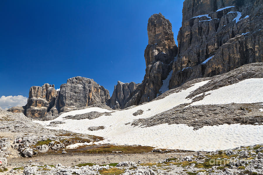 Dolomiti - landscape in Sella mount Photograph by Antonio Scarpi