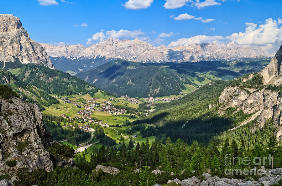 Dolomiti - Val Badia overview Photograph by Antonio Scarpi