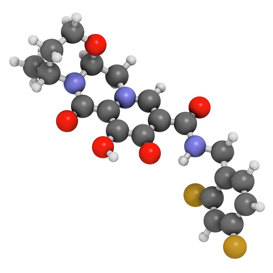 Dolutegravir Hiv Drug Molecule Photograph by Molekuul - Fine Art America