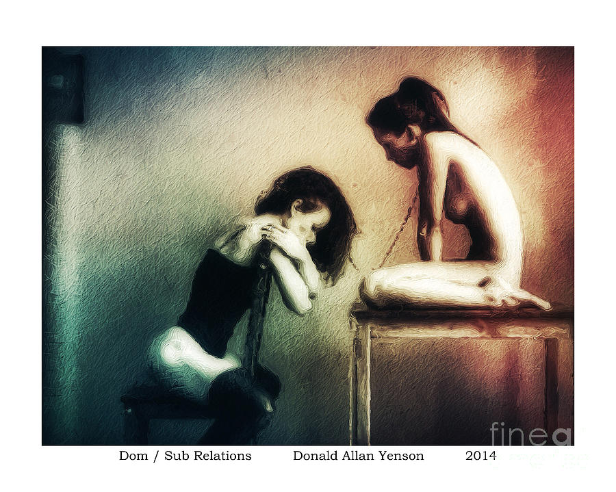 Nude Painting - Dom / Sub Relations by Donald Yenson