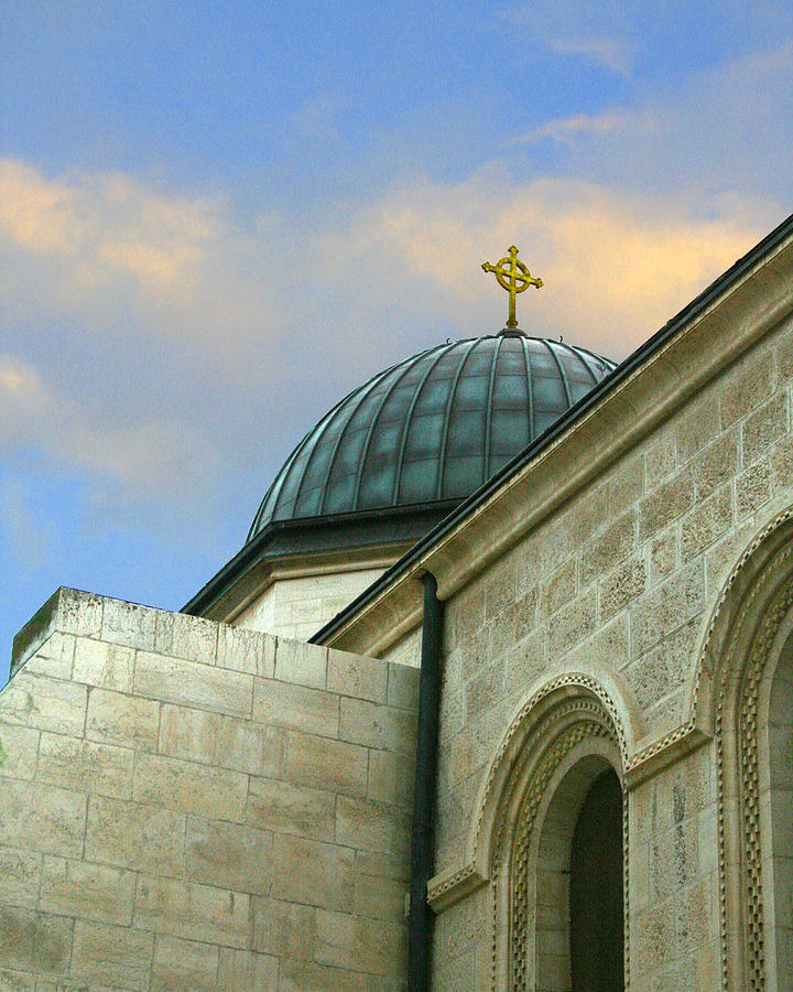 Dome and Cross Photograph by M Kathleen Warren