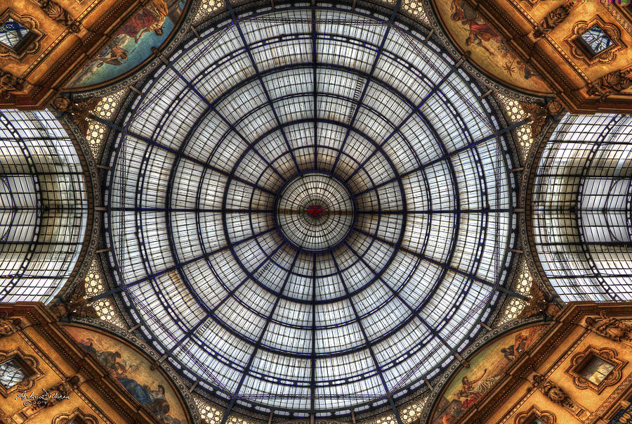 Skylight Symmetry Photograph by Andrew Dickman
