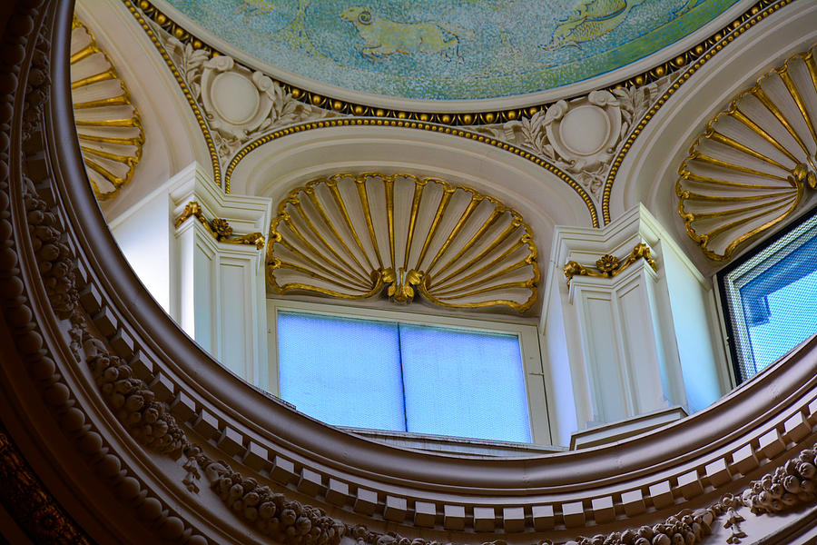 Architecture Photograph - Dome At The Top by Kathy Liebrum Bailey