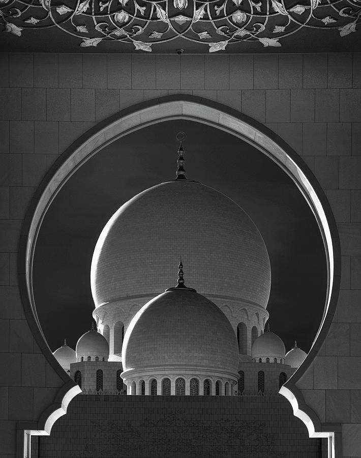 Black And White Photograph - Dome Framing by Ahmed Thabet