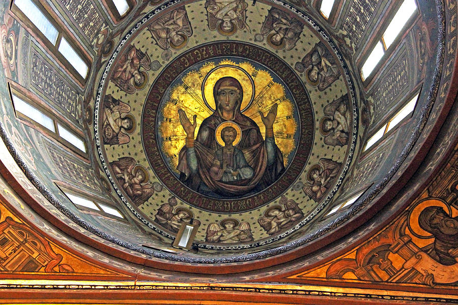 Dome in Patriarchal Cathedral Photograph by Tony Murtagh