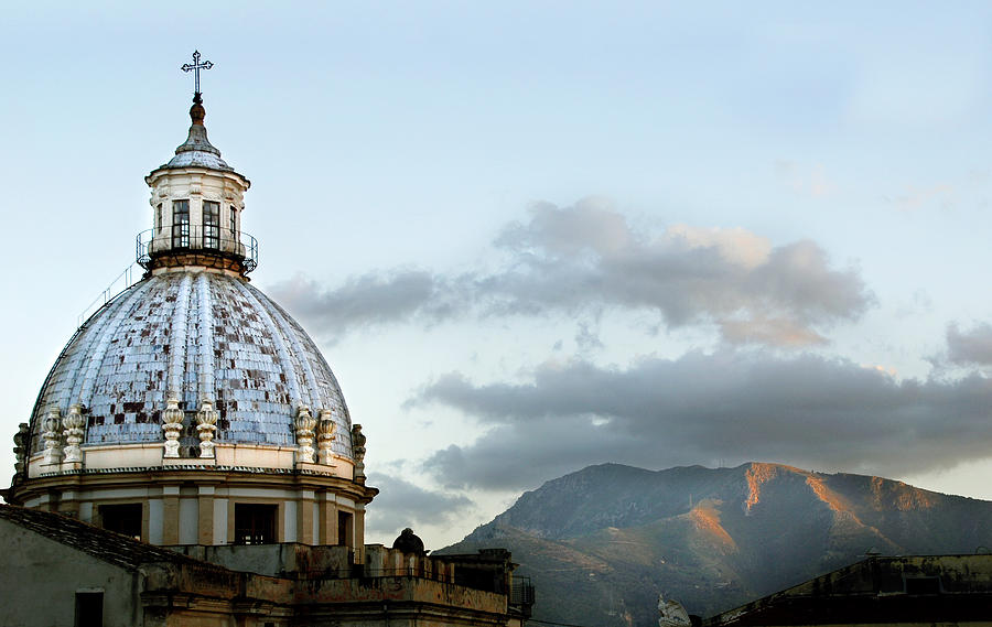 Mountain Photograph - Dome of Palermo by Alida Thorpe