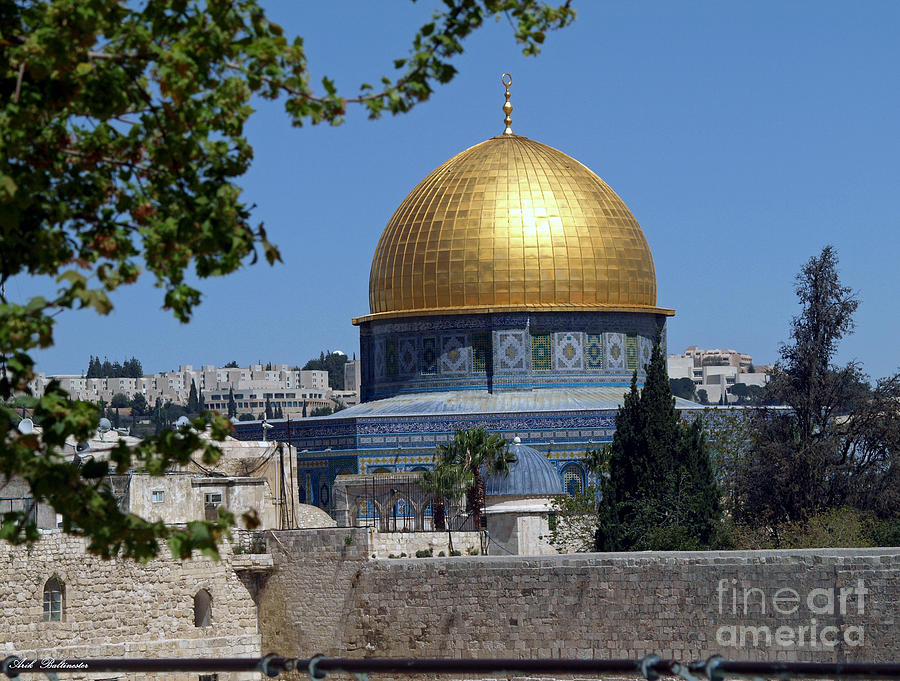 Dome of the Rock Photograph by Arik Baltinester