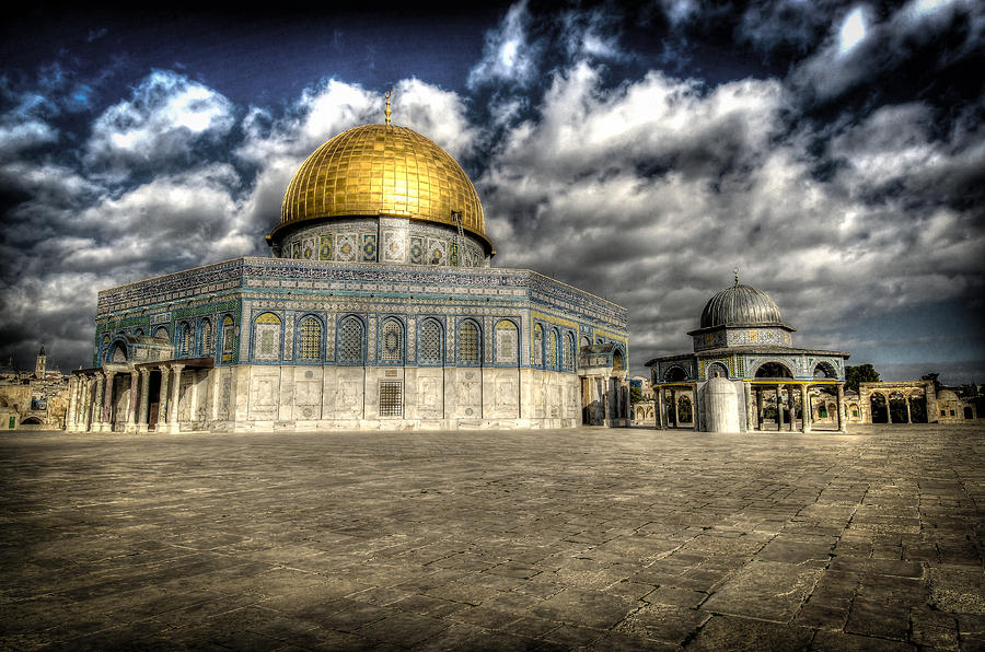 Dome of the Rock Closeup HDR Photograph by David Morefield