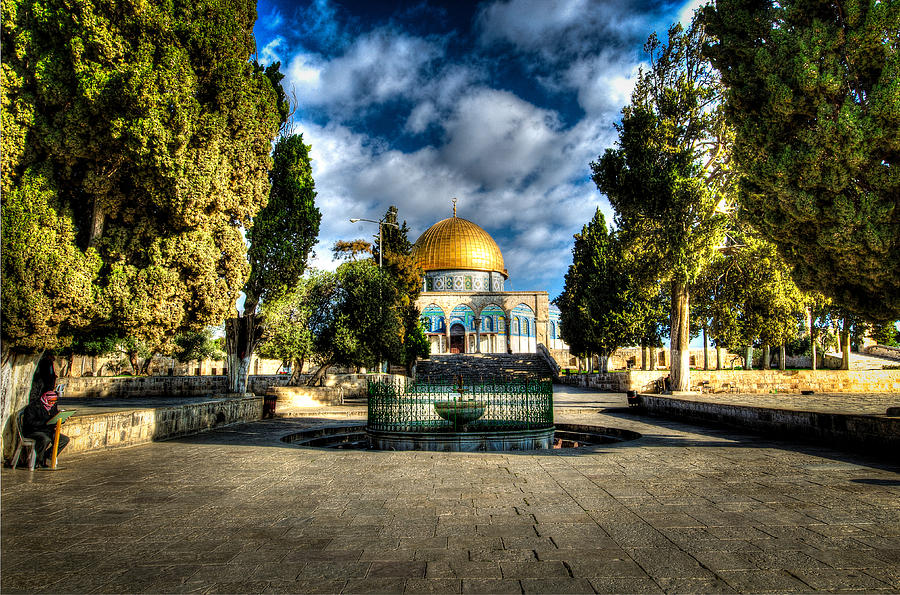Dome of the Rock HDR Photograph by David Morefield