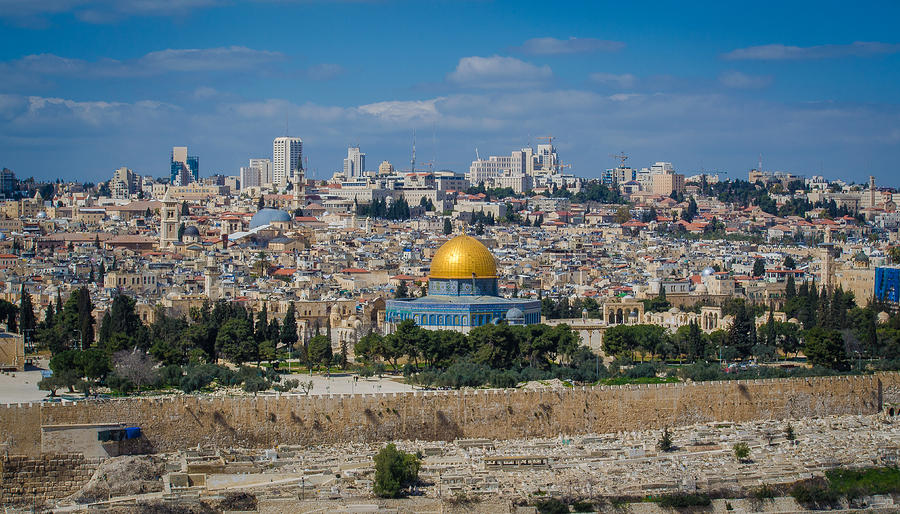 Jerusalem Photograph - Dome of the Rock in Jerusalem by David Morefield