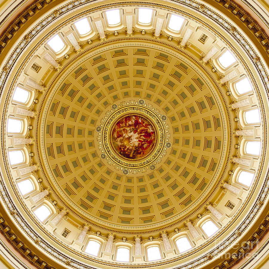 Capitol Dome - Madison - Wisconsin Photograph by Steven Ralser