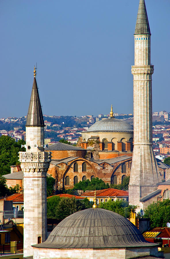 Domes and minarets Photograph by Dennis Cox