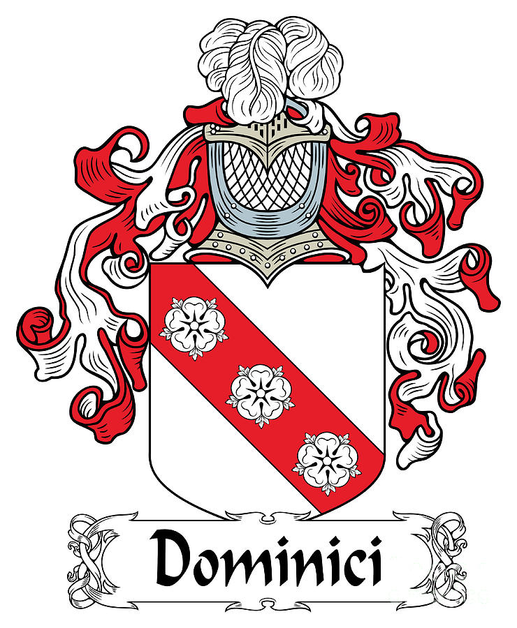 Dominici Coat of Arms Italian Digital Art by Heraldry | Pixels