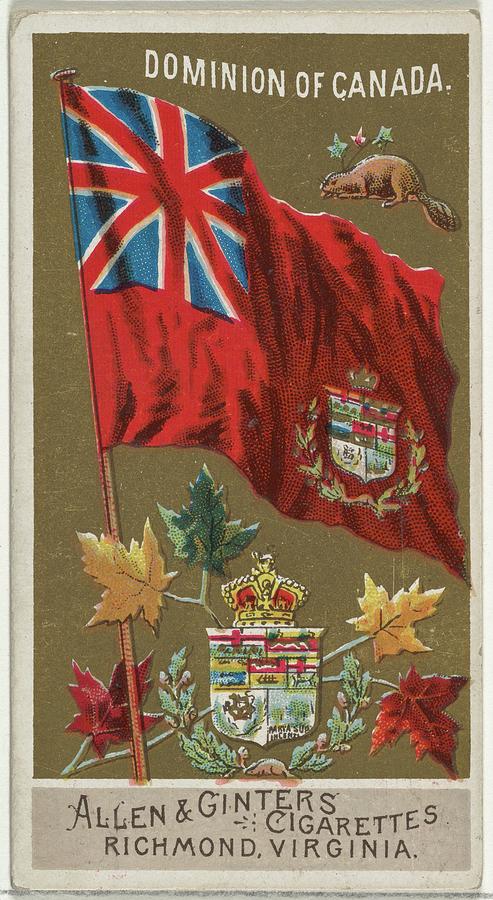 Dominion Of Canada, From Flags Of All Drawing by Issued by Allen ...