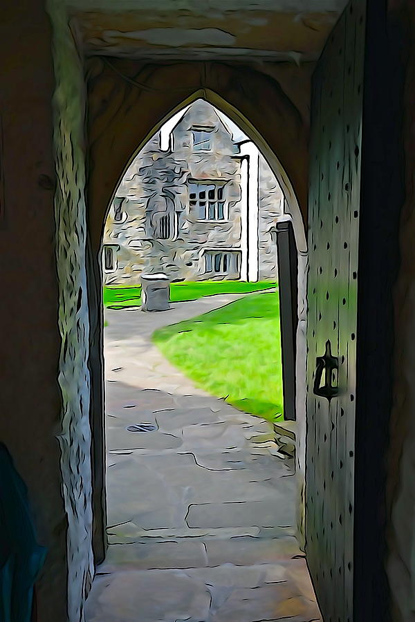 Architecture Photograph - Donegal Castle Gate by Norma Brock
