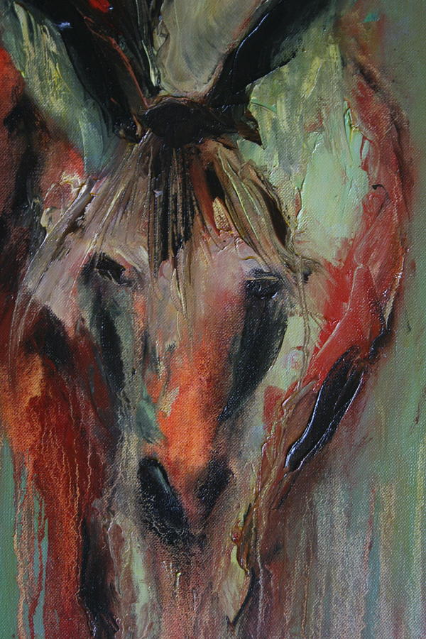 Animal Painting - Donkey by Jennifer Fitzgerald