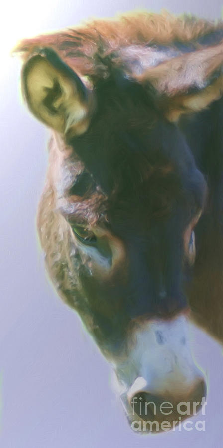 Donkey Painting by Smilin Eyes Treasures