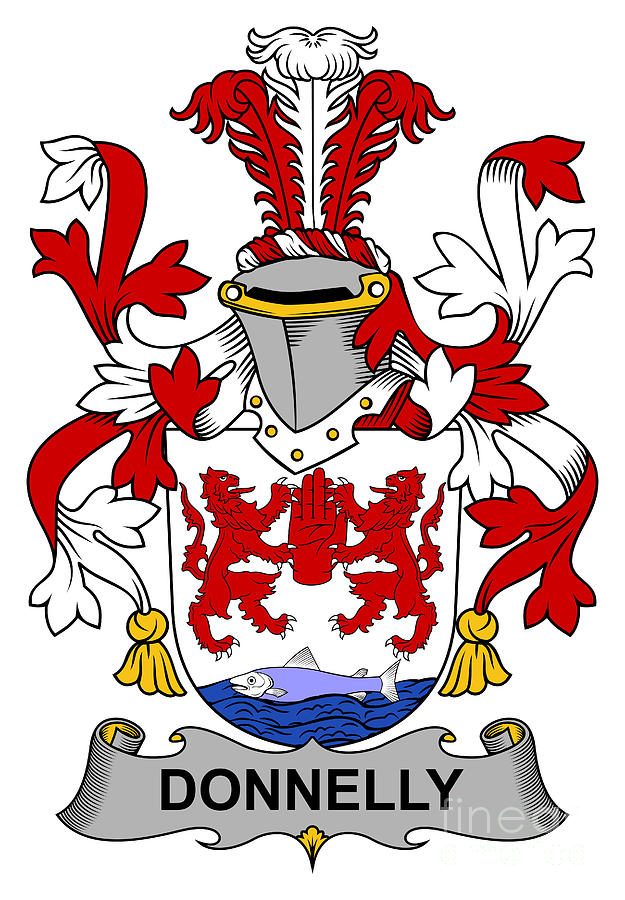 Donnelly Coat Of Arms Irish Digital Art by Heraldry