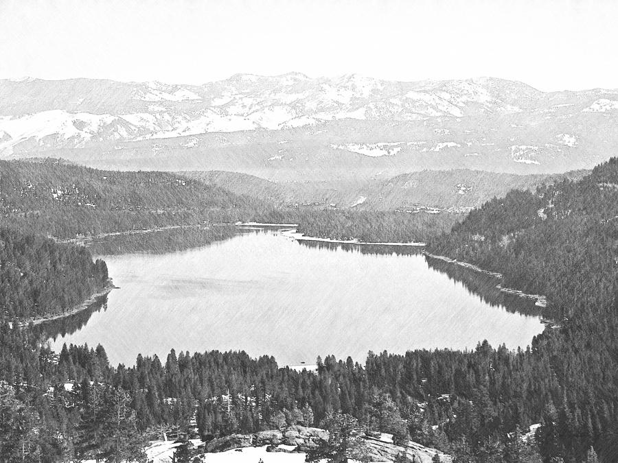 Donner Lake Sierra Nevada Photograph by Frank Wilson