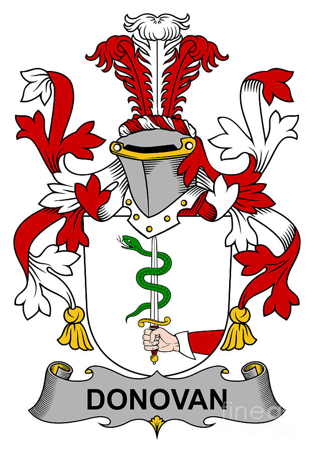 Donovan Digital Art - Donovan Coat of Arms Irish by Heraldry