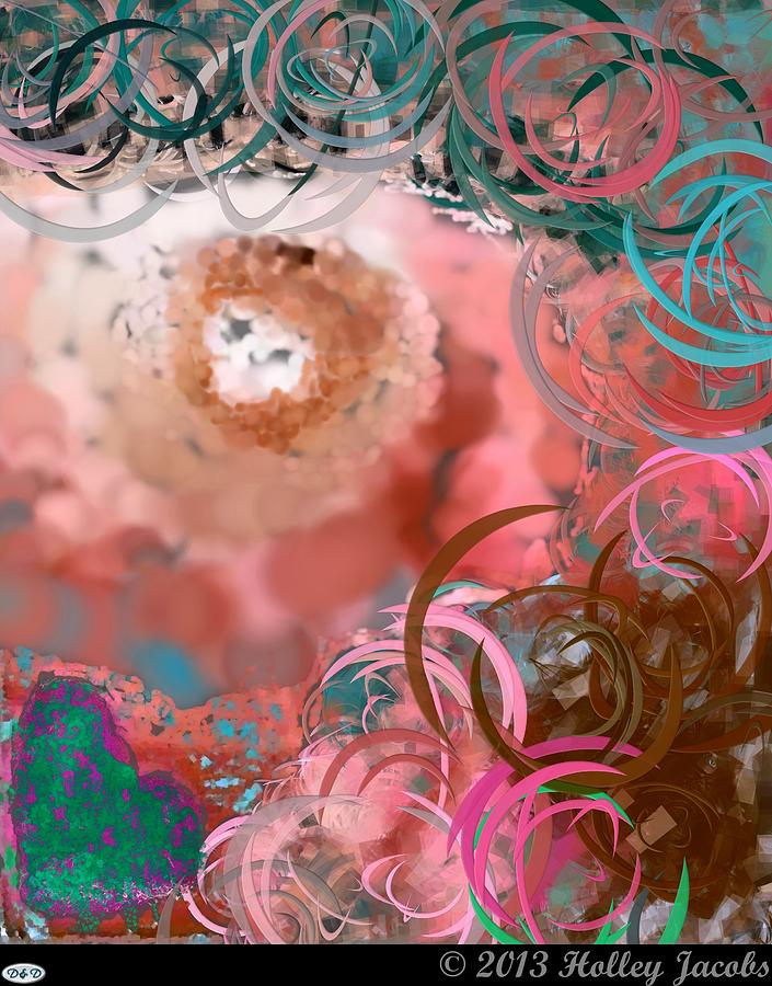 Flower Digital Art - Dont Deceive Me Pink by Holley Jacobs