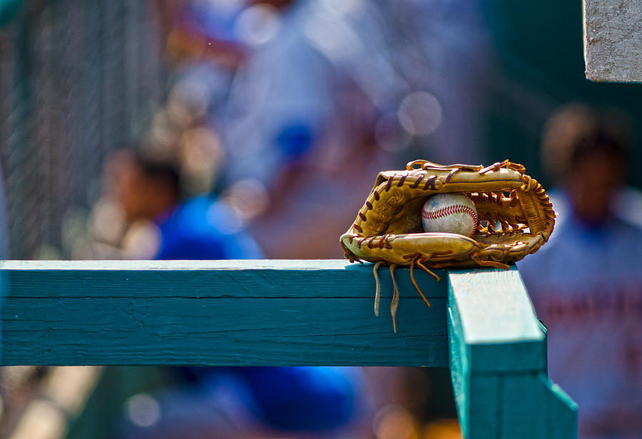 Baseball Photograph - Dont Forget your Glove by Michael Misciagno