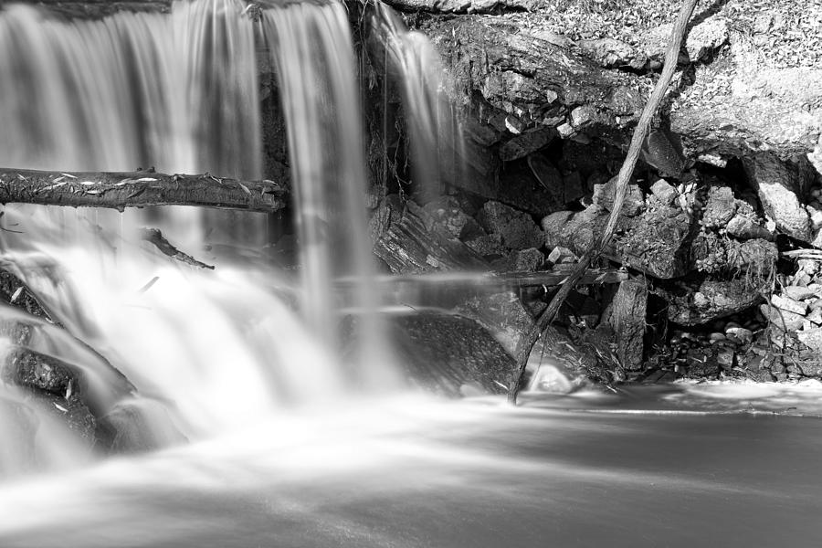 Dont Go Chasing Waterfalls 3 in Black and White Photograph by James BO Insogna