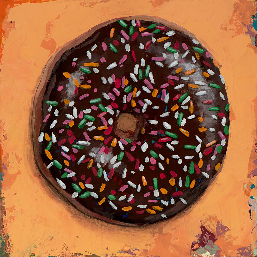 Donut Painting - Donut #2 by David Palmer