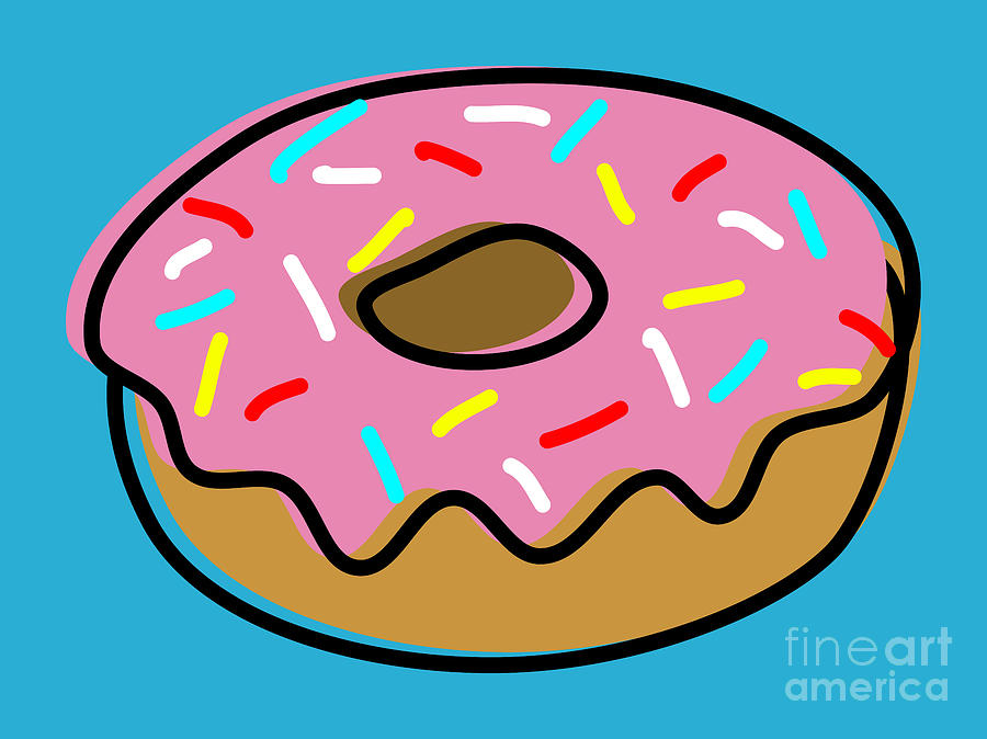 Cake Digital Art - Donut by Shawn Hempel