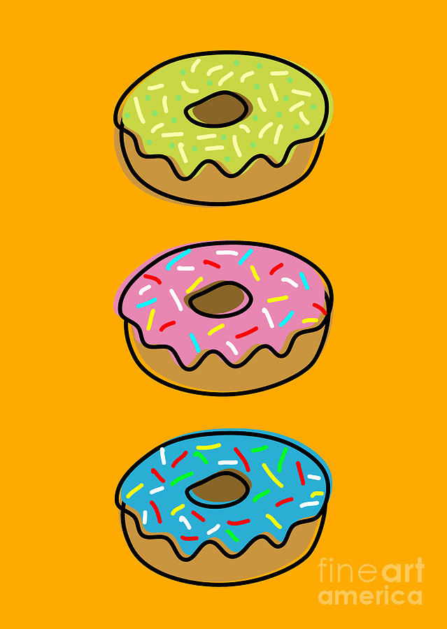Donut Digital Art - Donuts by Shawn Hempel