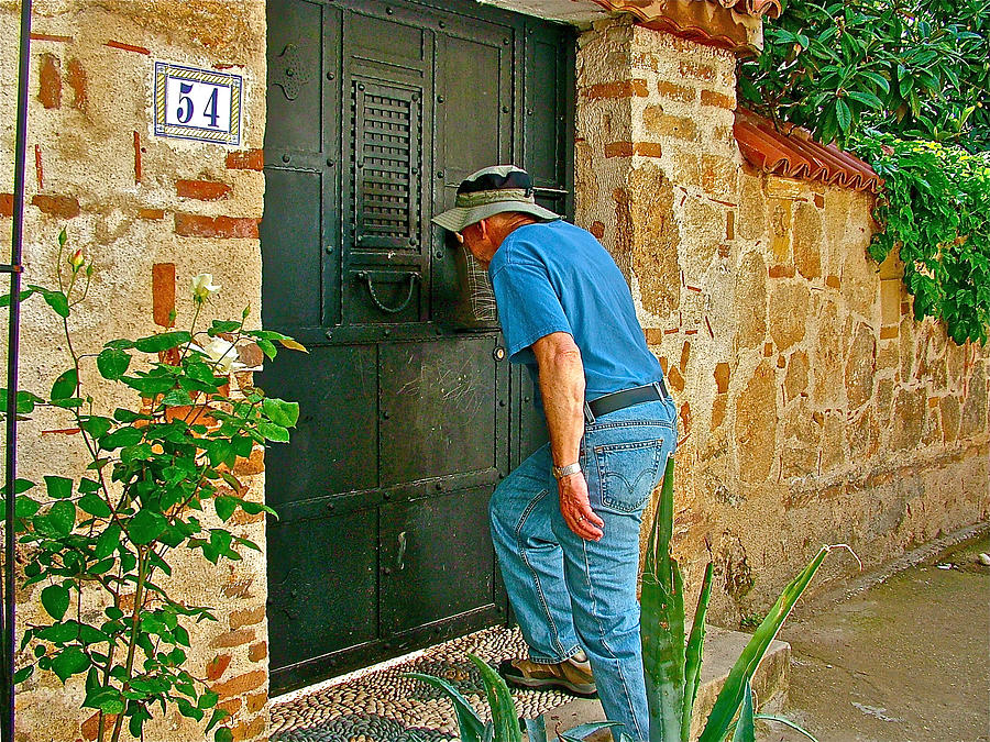Door along a Narrow Street in Old Antalya-Turkey Photograph by Ruth Hager