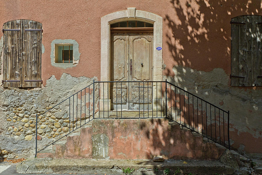 Door and shadow Photograph by Roberto Pagani