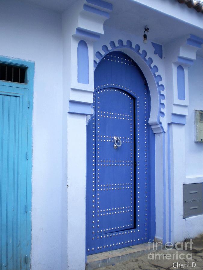 Door in Chefchaouen Photograph by Chani Demuijlder