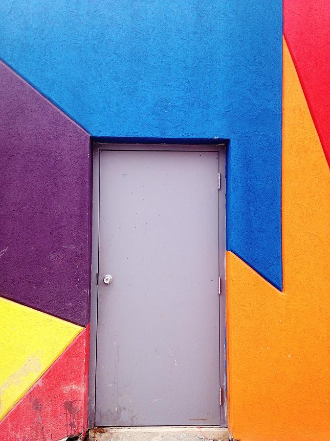 Door In Multi Colored Wall Photograph by Hamid Ahang / Eyeem - Fine Art ...