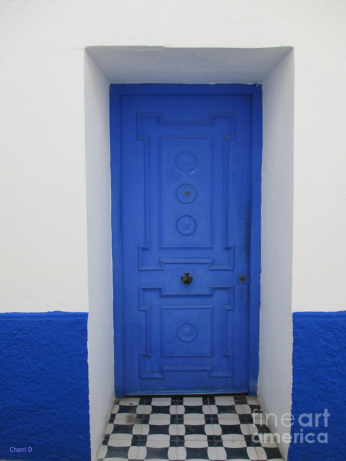 Door in Tarifa Photograph by Chani Demuijlder