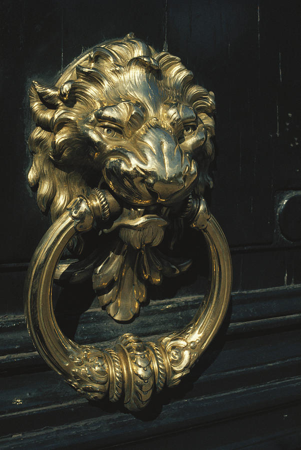 Door Knocker Photograph by Tom Lowes