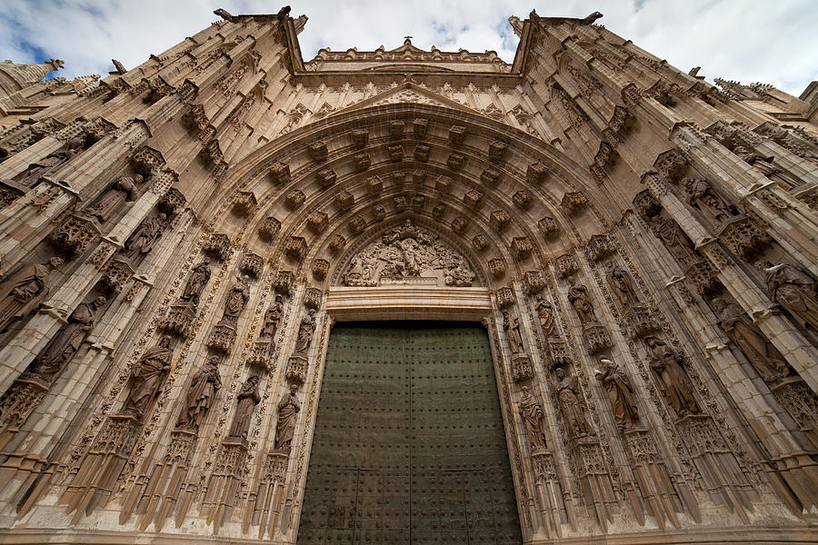 Door of Assumption of the Seville Cathedral Photograph by Artur Bogacki