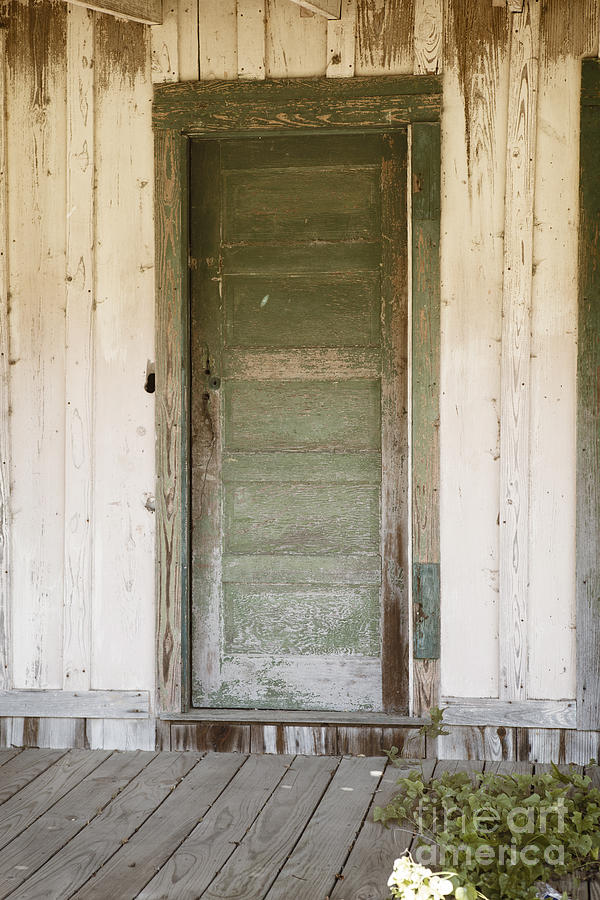 Door on Old House in Color 3004.02 Photograph by M K Miller